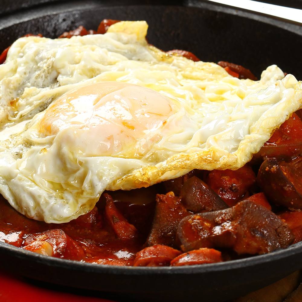 Tochitura la ceaun cu mamaliguta